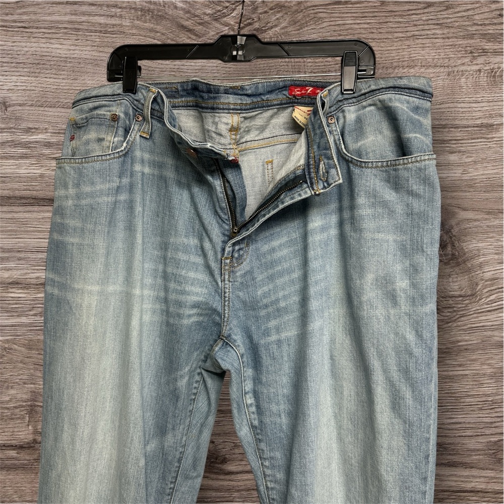 Seven7 Women's Relaxed Light Blue Jeans - Picture 5 of 6